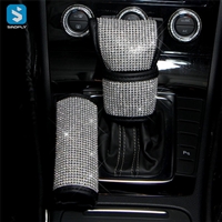 Diamond Leather cover for car Safe belt /gear shift/handbrake